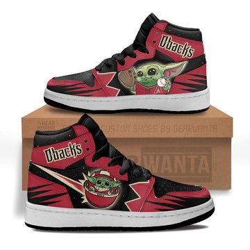 Arizona Diamondbacks Kid Sneakers Custom For Kids-Gear Wanta