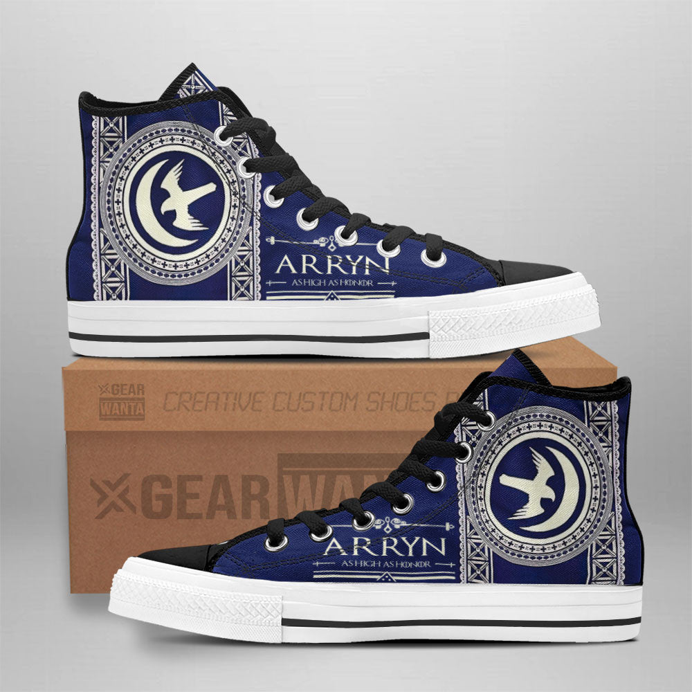 Arya Game Of Thrones High Top Shoes Custom For Fans-Gear Wanta