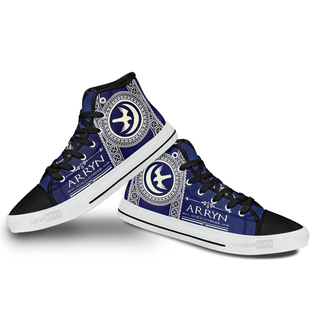 Arya Game Of Thrones High Top Shoes Custom For Fans-Gear Wanta