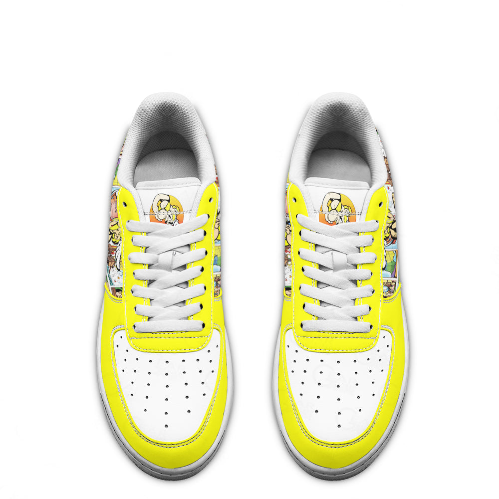 Asterix Air Sneakers Custom Superhero Comic Shoes-Gear Wanta