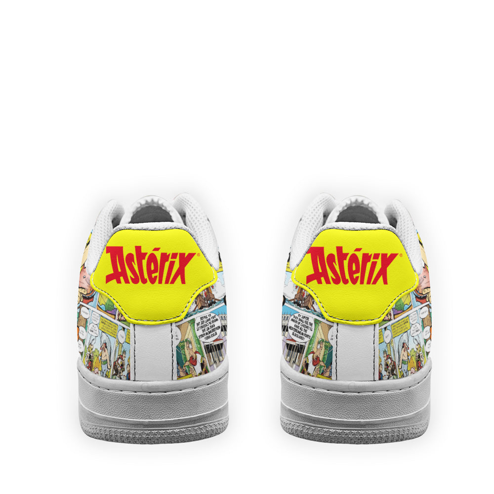 Asterix Air Sneakers Custom Superhero Comic Shoes-Gear Wanta