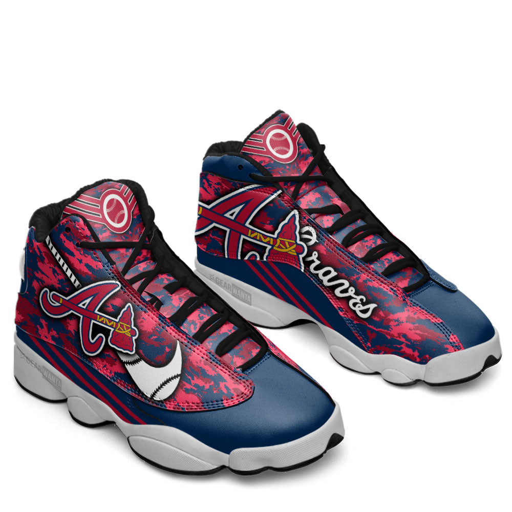 Atlanta Braves J13 Sneakers Custom Shoes-Gear Wanta