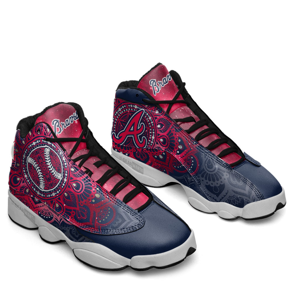 Atlanta Braves J13 Sneakers Custom Shoes-Gear Wanta