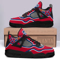 Atlanta Braves Aj4 Sneakers Custom Shoes-Gear Wanta