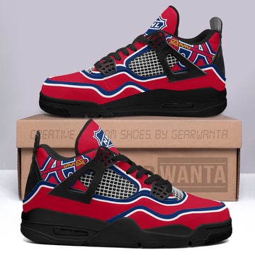 Atlanta Braves Aj4 Sneakers Custom Shoes-Gear Wanta