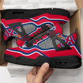 Atlanta Braves Aj4 Sneakers Custom Shoes-Gear Wanta