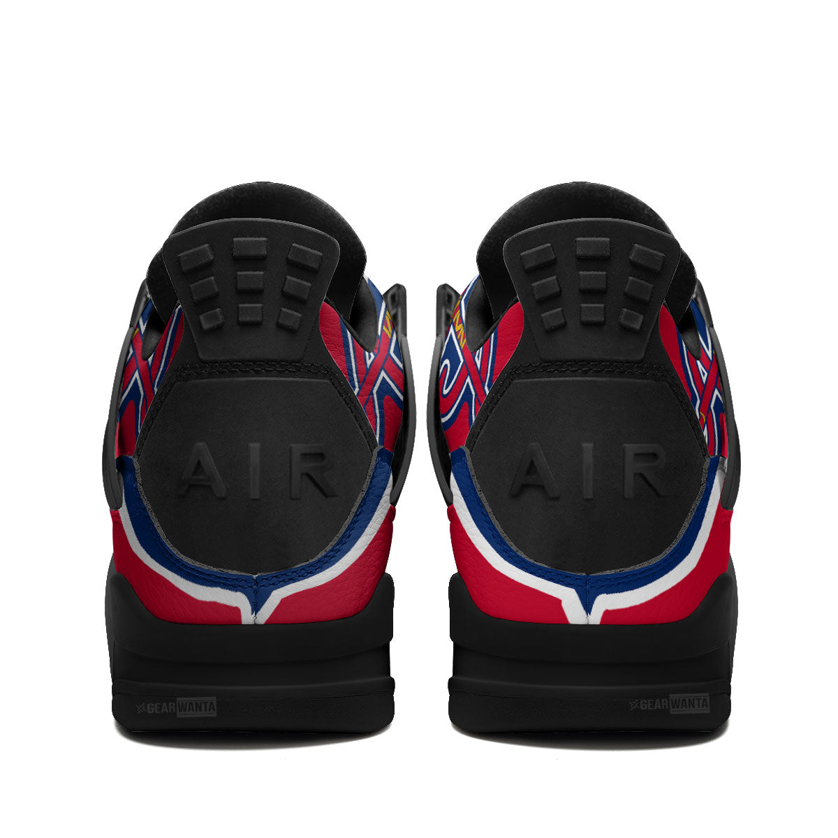 Atlanta Braves Aj4 Sneakers Custom Shoes-Gear Wanta