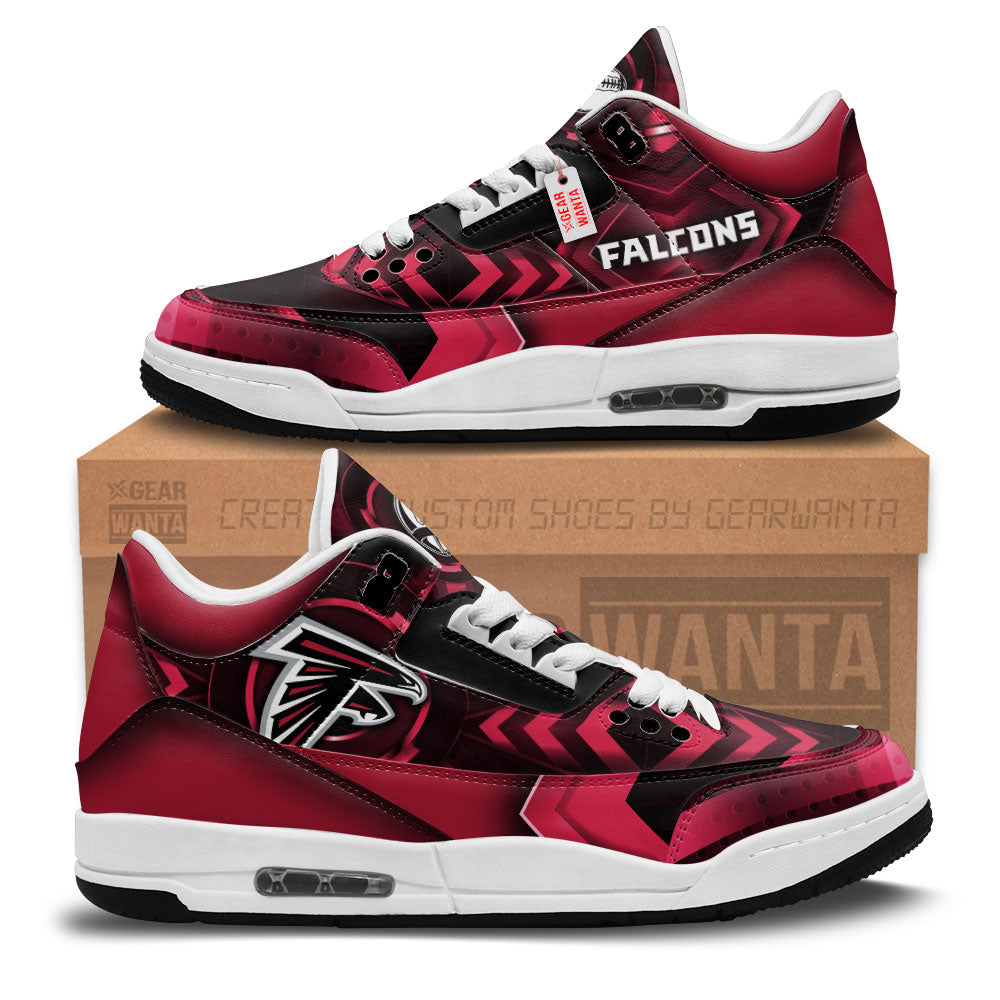 Atlanta Falcons J3 Sneakers Custom Shoes-Gear Wanta