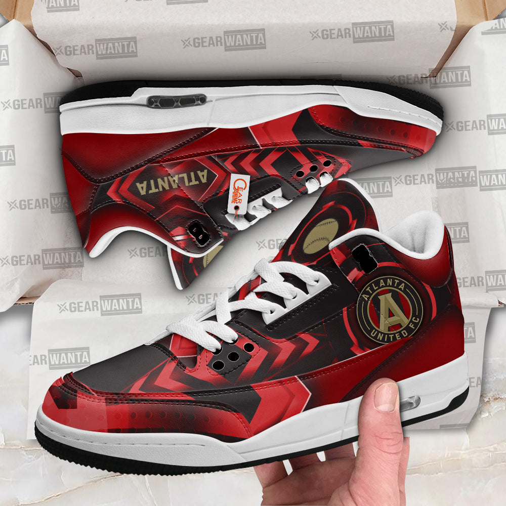 Atlanta United J3 Sneakers Custom Shoes-Gear Wanta