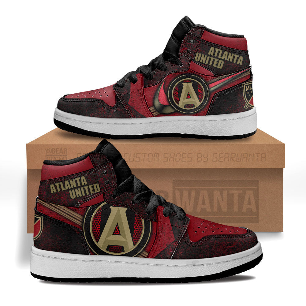 Atlanta United Kid J1 Sneakers Custom Shoes For Kids-Gear Wanta