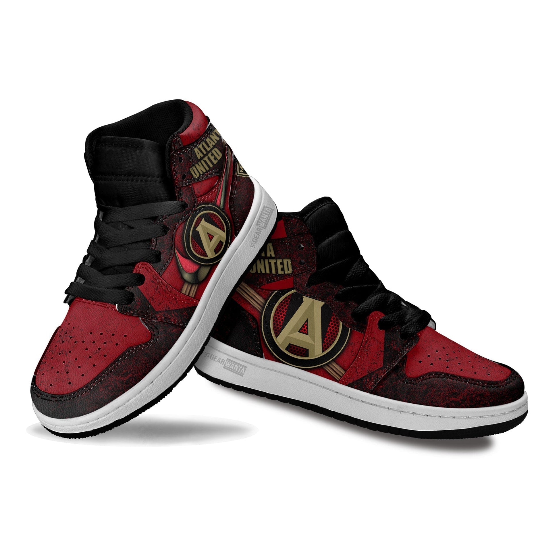 Atlanta United Kid J1 Sneakers Custom Shoes For Kids-Gear Wanta