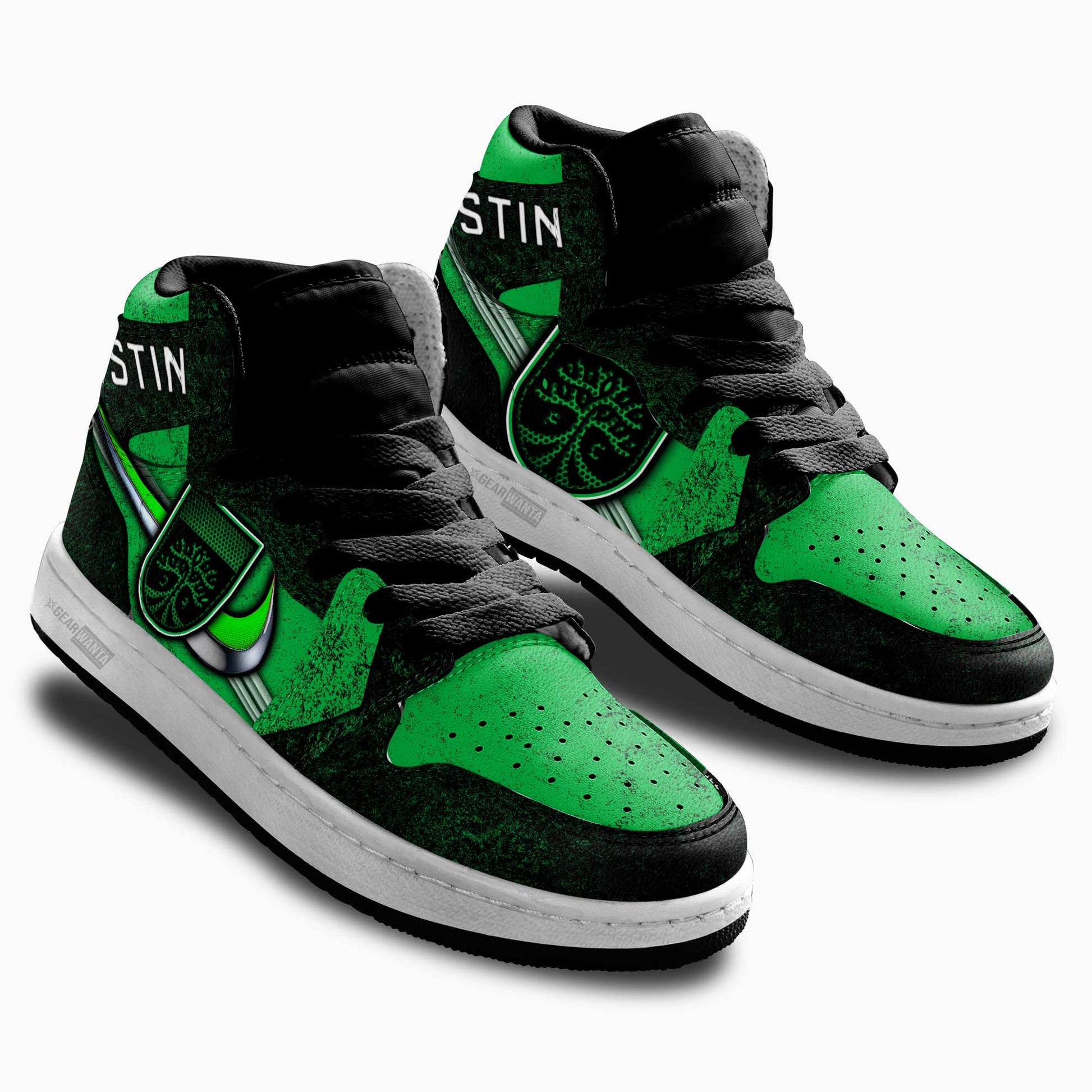 Austin FC Kid J1 Sneakers Custom Shoes For Kids-Gear Wanta