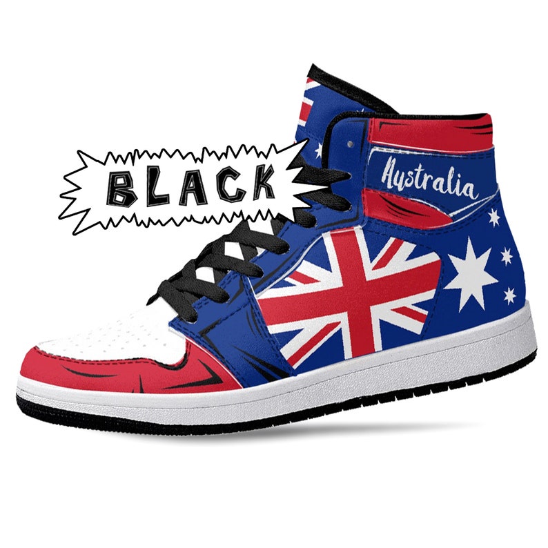 Australia Flag JD1 High Top Shoes 