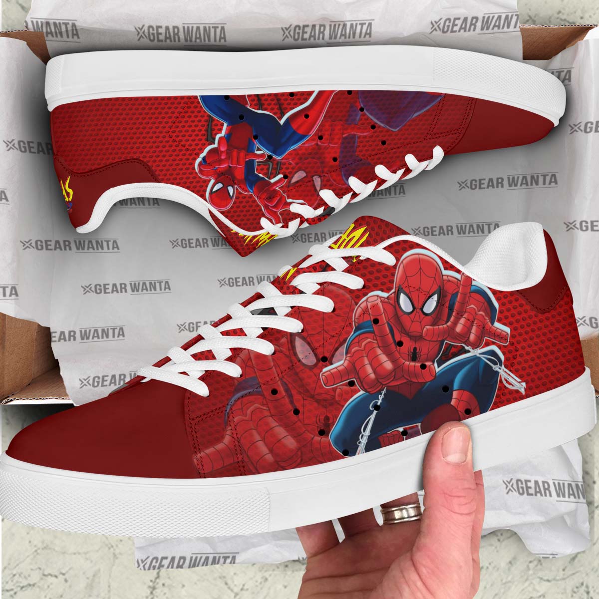 Avengers Spiderman Stan Shoes Custom-Gear Wanta