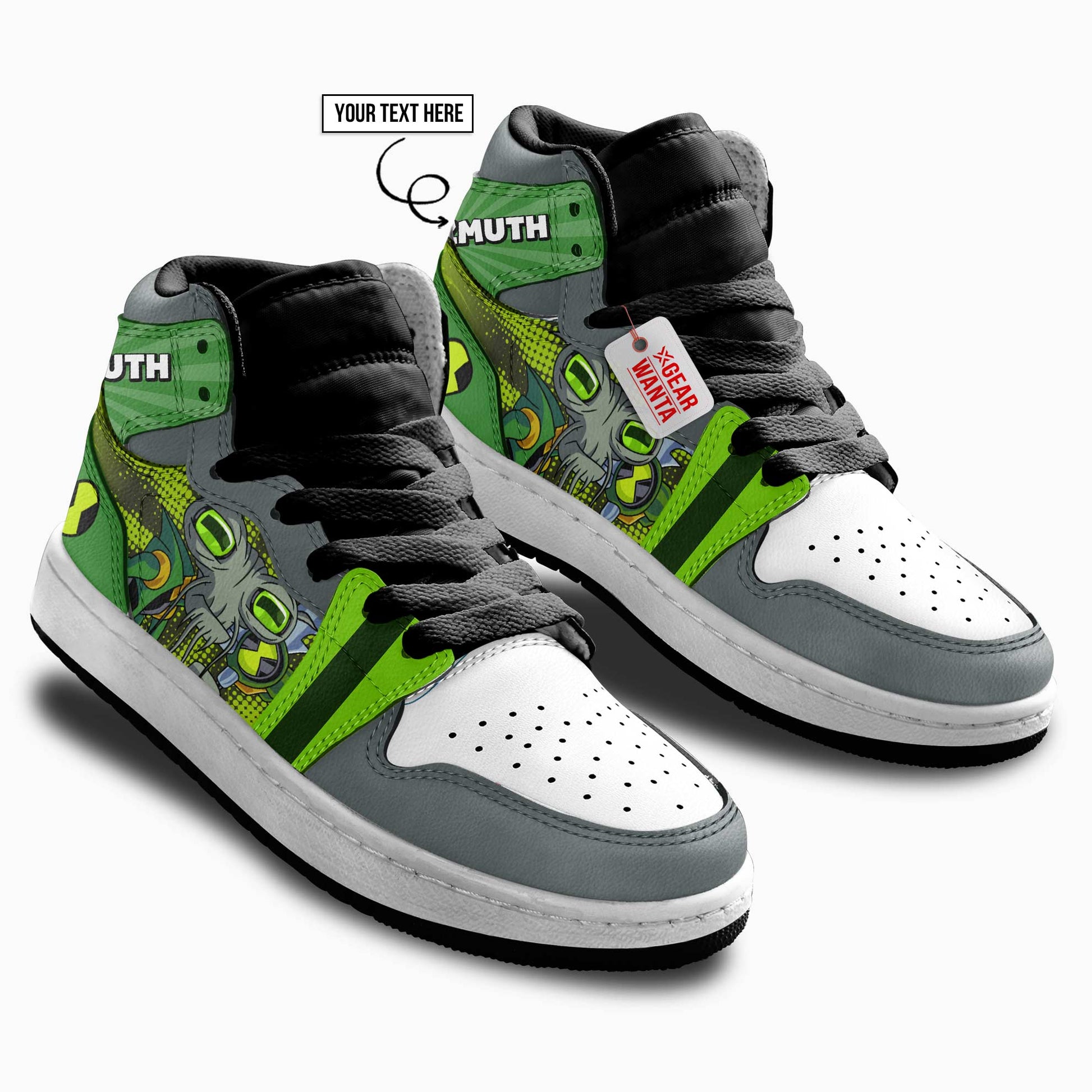 Azmuth Kid J1s Sneakers Cartoon Collection - Gearwanta.com