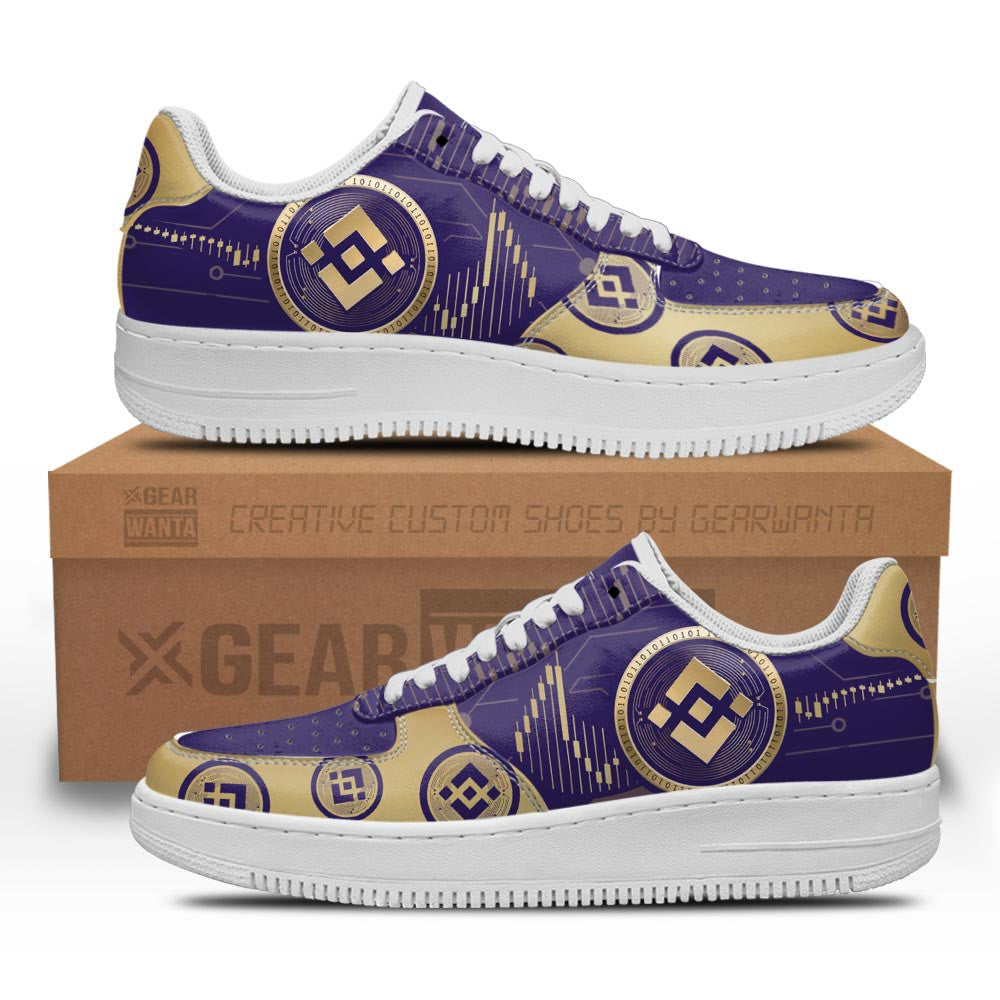 BNB Binance Air Shoes Custom Sneakers TT14-Gear Wanta