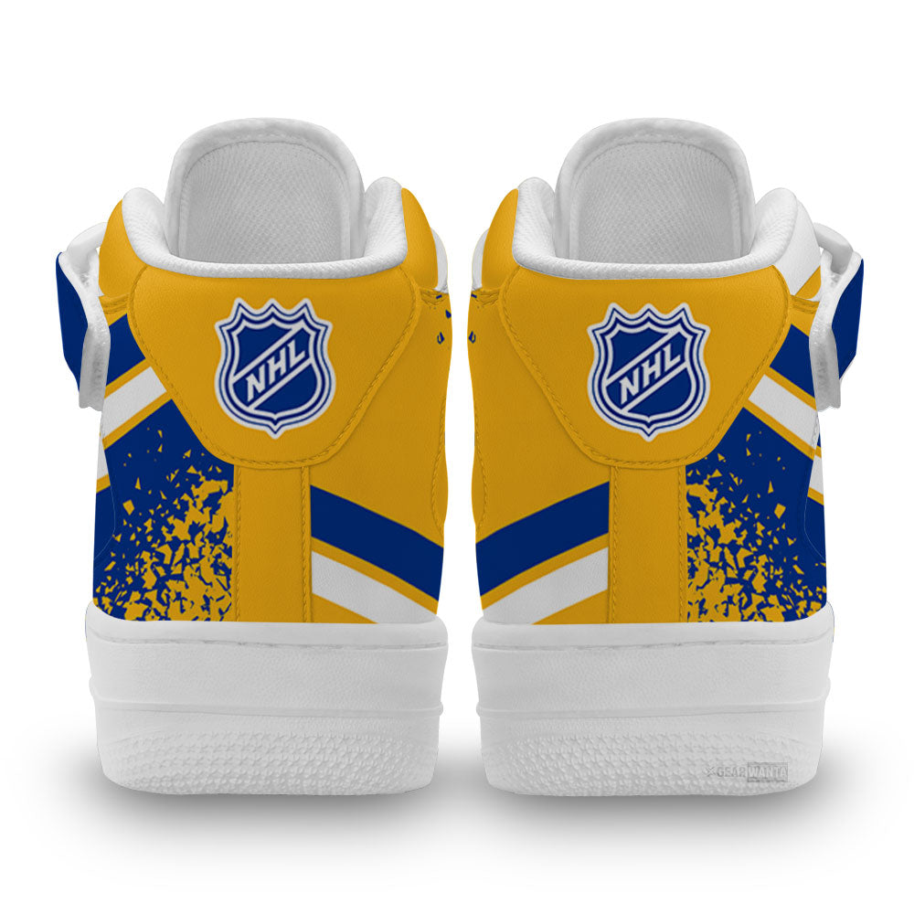 B. Sabres Air Mid Shoes Custom Hockey Sneakers Fans-Gear Wanta