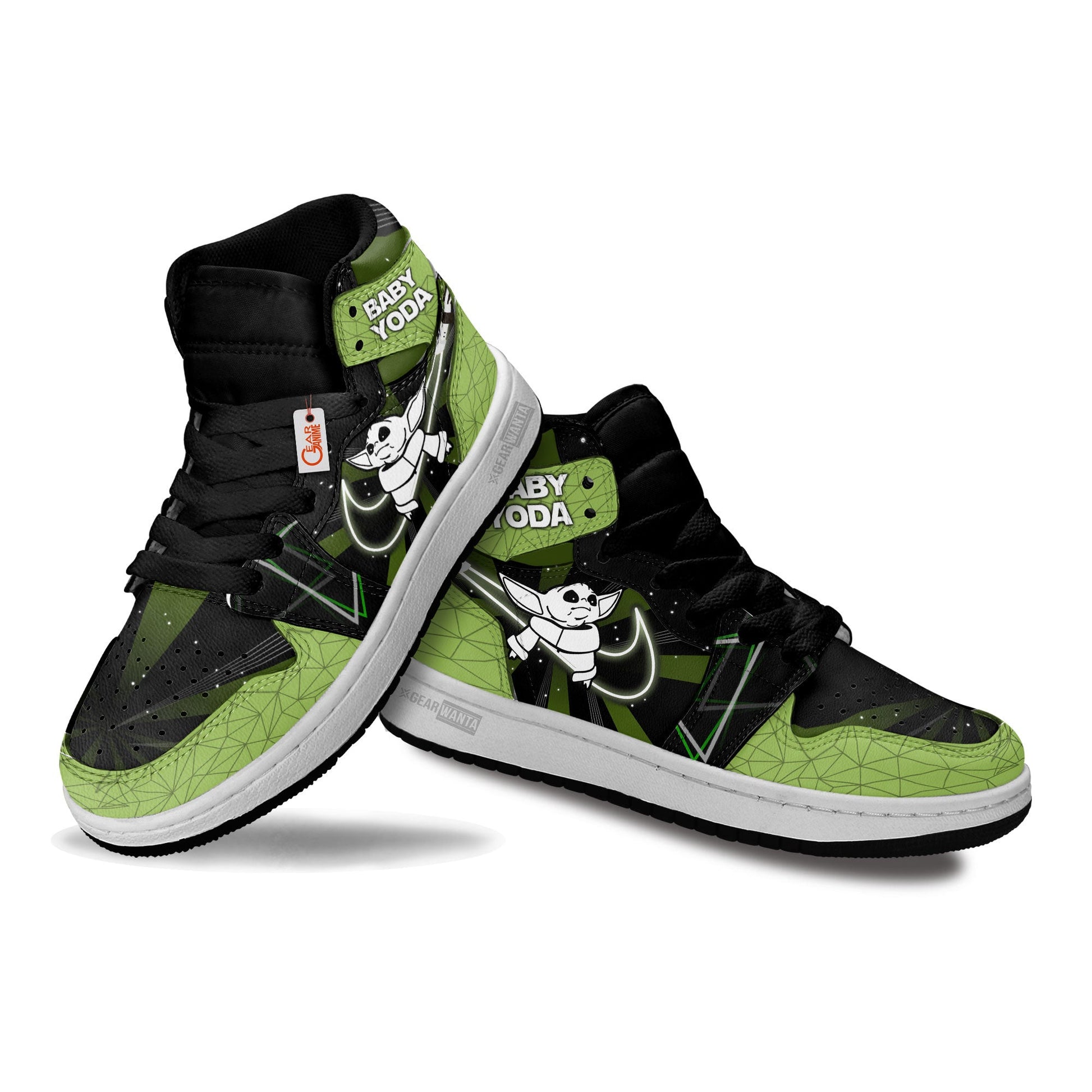 Baby Yoda Kids Shoes Custom Kid Sneakers Gearwanta.com