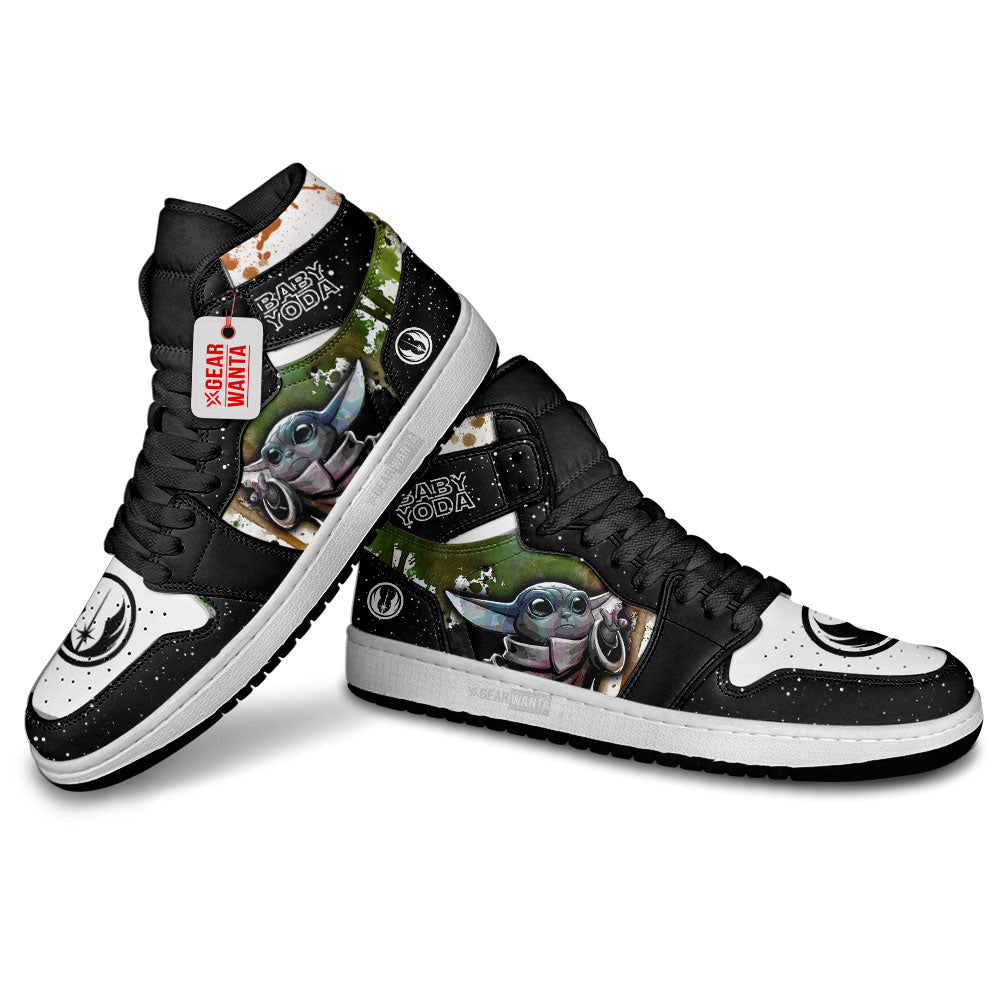 Baby Yoda Star Wars J1 Shoes Custom Sneakers PT21-Gear Wanta