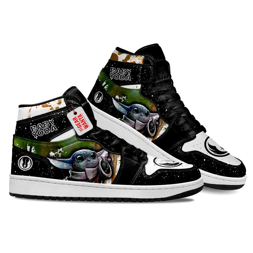 Baby Yoda Star Wars J1 Shoes Custom Sneakers PT21-Gear Wanta