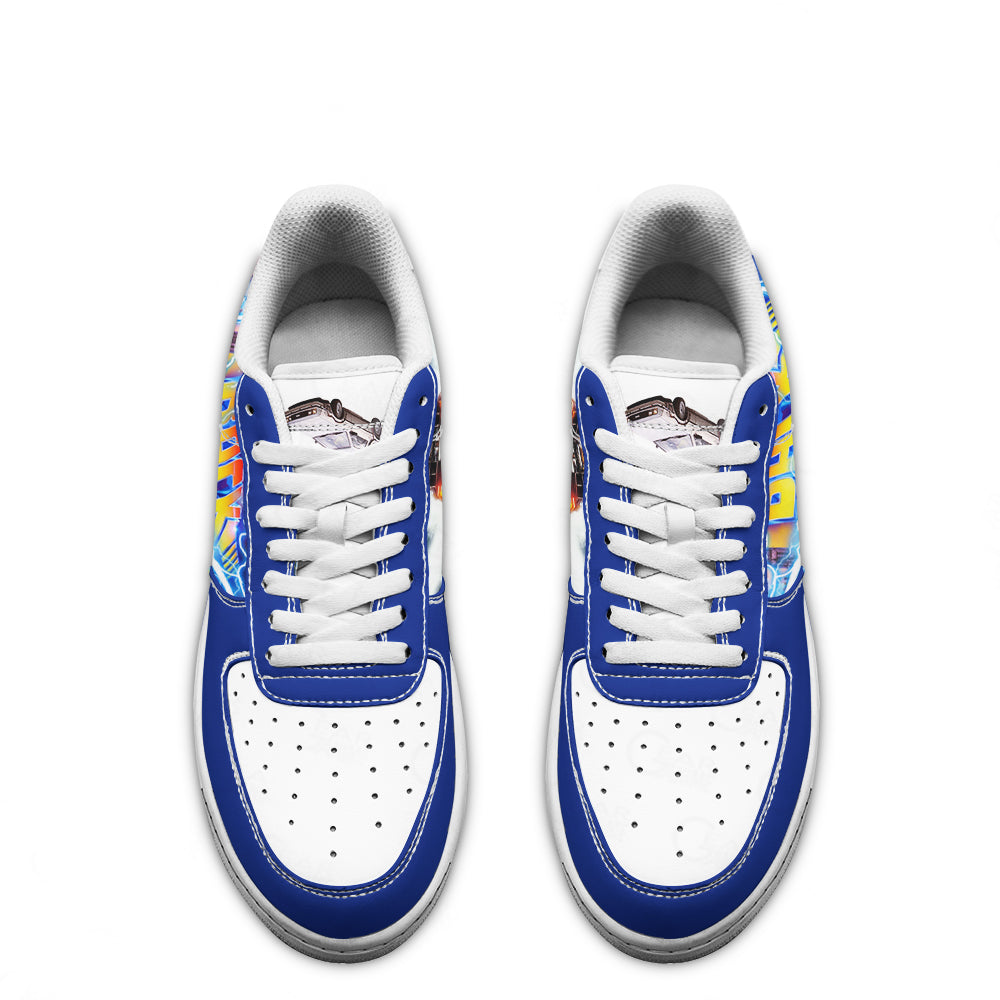 Back To The Future Custom Air Sneakers QD11-Gear Wanta