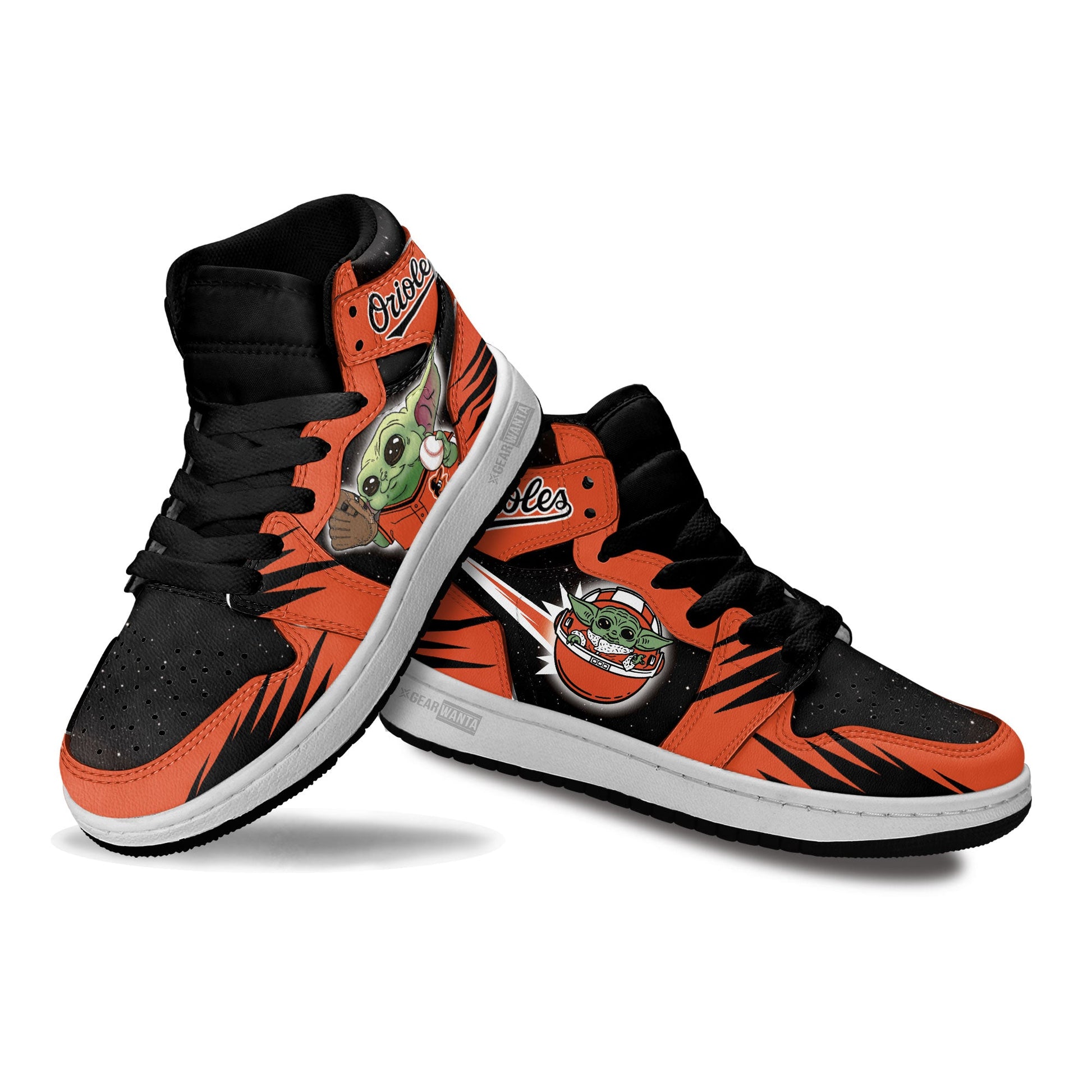 Baltimore Orioles Kid Sneakers Custom For Kids-Gear Wanta