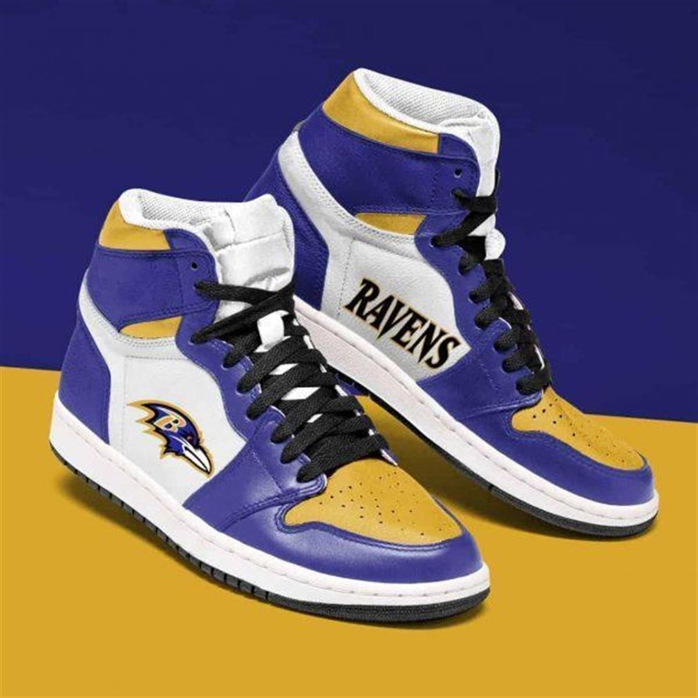 Baltimore Ravens Aj1 Sneakers Custom Perfect Gift For Fans-Gear Wanta