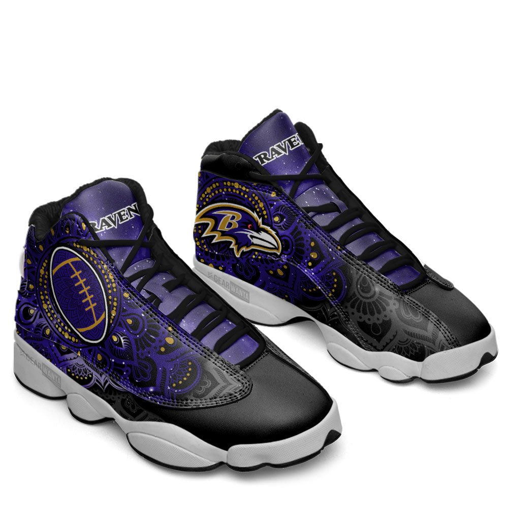 Baltimore Ravens J13 Sneakers Custom Shoes-Gear Wanta