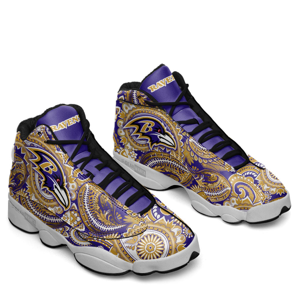 Baltimore Ravens J13 Sneakers Custom Shoes-Gear Wanta