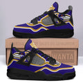 Baltimore Ravens Aj4 Sneakers Custom Shoes-Gear Wanta