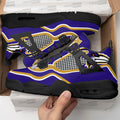 Baltimore Ravens Aj4 Sneakers Custom Shoes-Gear Wanta