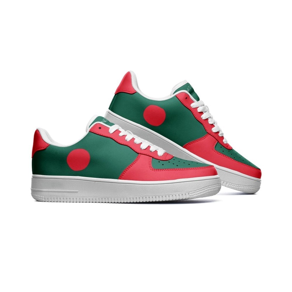 Bangladesh Flag Air Force Shoes Custom Country