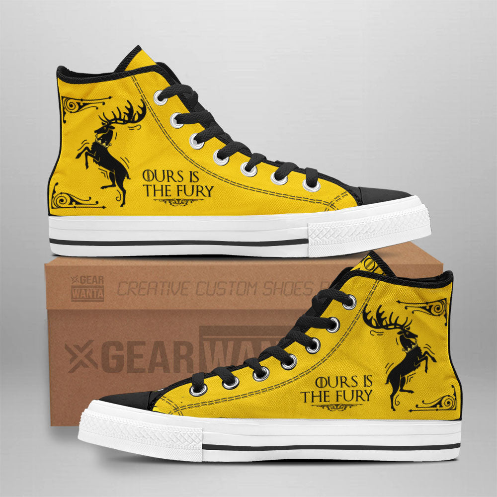 Baratheon 2 Game Of Thrones High Top Shoes Custom For Fans-Gear Wanta