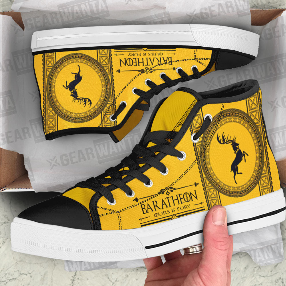 Baratheon Game Of Thrones High Top Shoes Custom For Fans-Gear Wanta