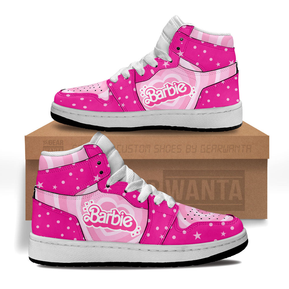 Barbie Kid Sneakers Custom For Kids-Gear Wanta