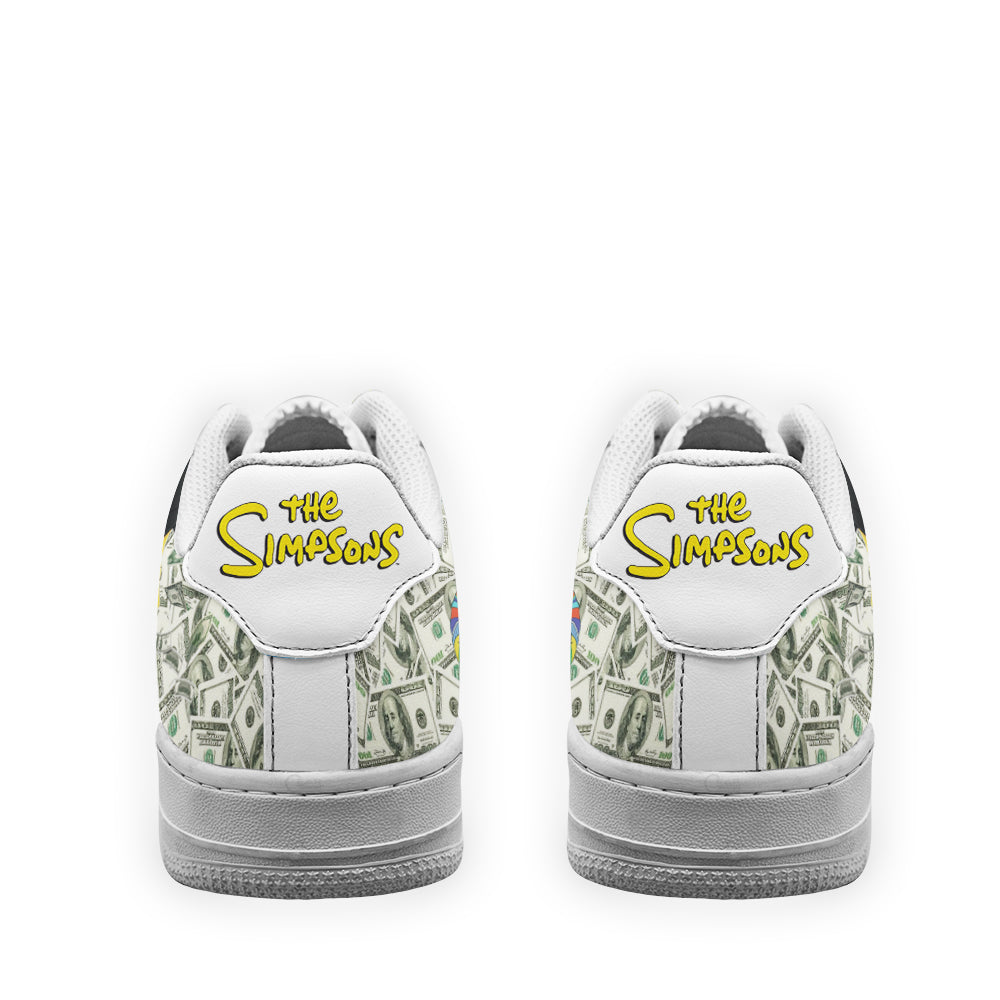 Bart Simpson Air Sneakers Custom Simpson Cartoon Shoes-Gear Wanta