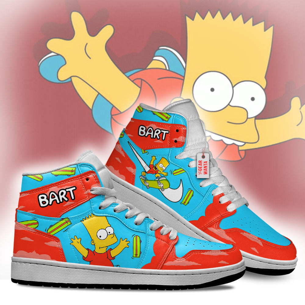 Bart Simpson The Simpson J1 Shoes Custom For Fans TT26-Gear Wanta