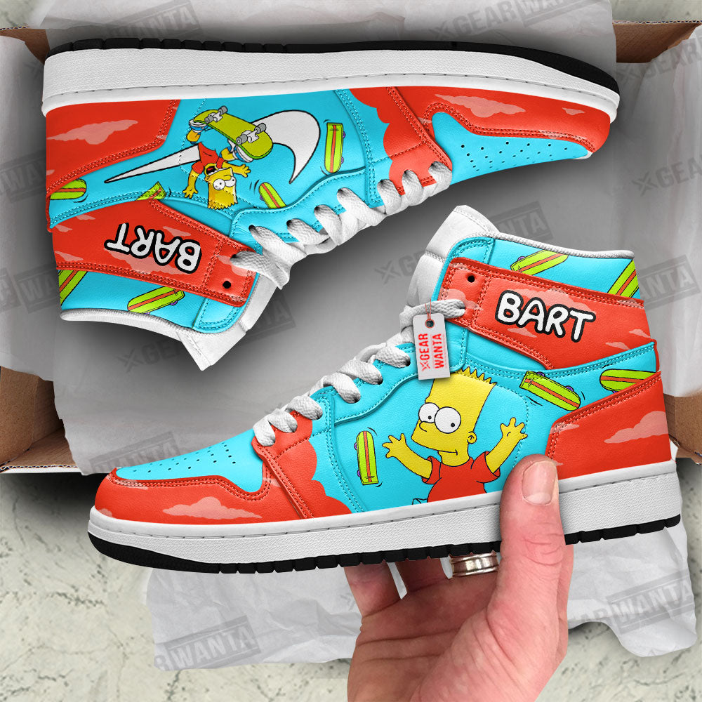 Bart Simpson The Simpson J1 Shoes Custom For Fans TT26-Gear Wanta