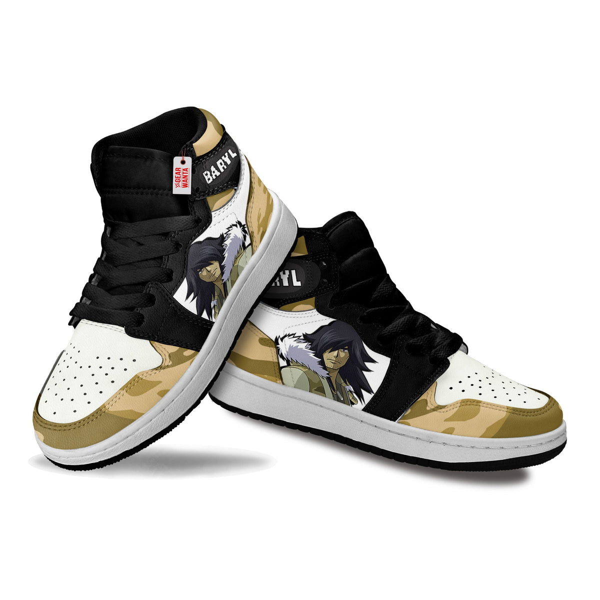 Baryl Mega Man Kid Sneakers Custom For Kids-Gear Wanta