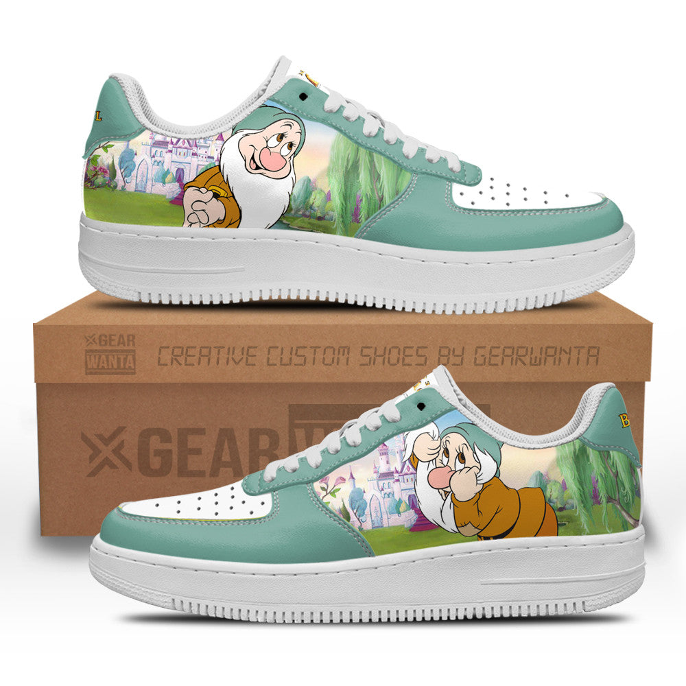 Bashful Snow White and 7 Dwarfs Custom Air Sneakers QD12-Gear Wanta