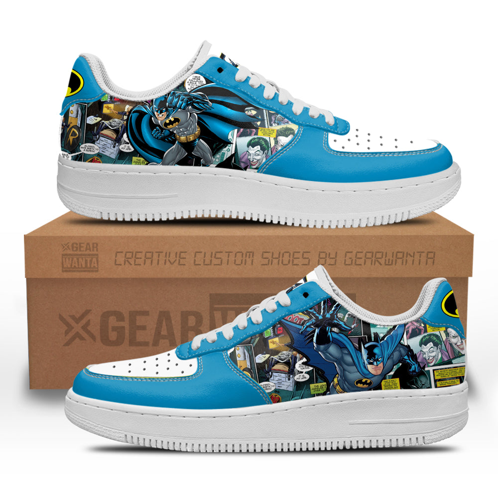 Batman Air Sneakers Custom Superhero Comic Shoes-Gear Wanta