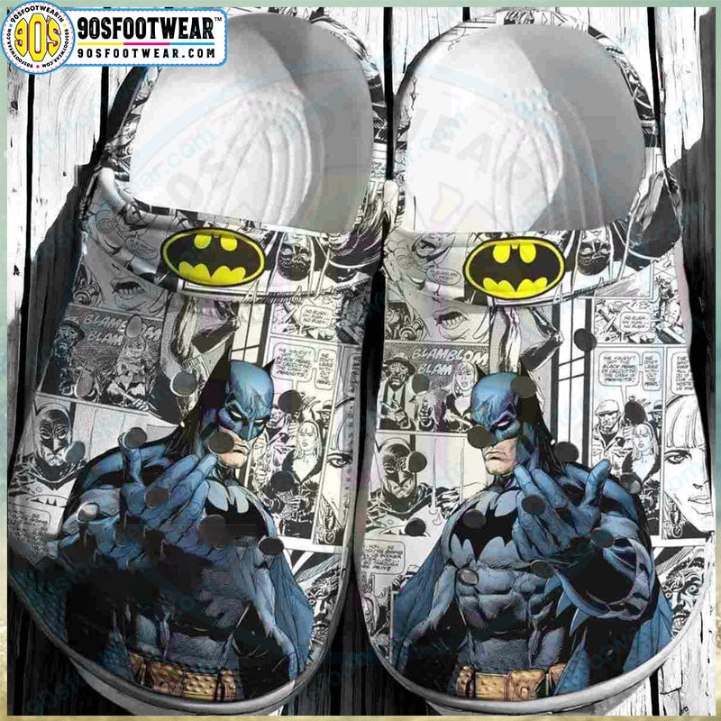 Batman Batman Comic Themed DC Superhero Clog Shoes-gearwanta.com