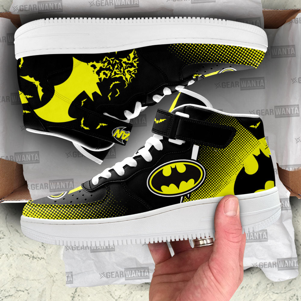 Batman Air Mid Shoes Custom Sneakers Fans-Gear Wanta