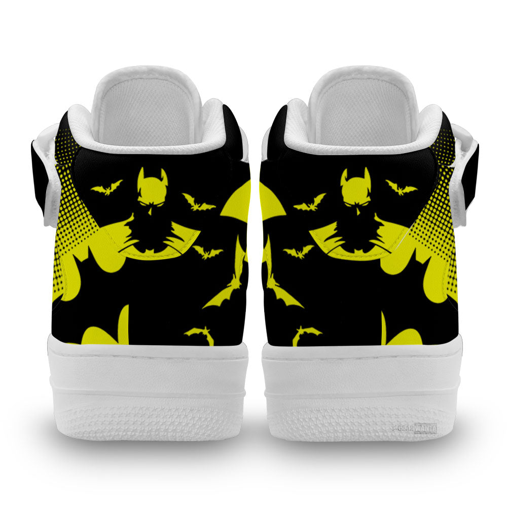 Batman Air Mid Shoes Custom Sneakers Fans-Gear Wanta