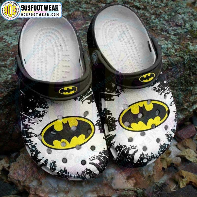 Batman Batman Paint Splashes Batman-Themed DC Superhero Clog Shoes-gearwanta.com