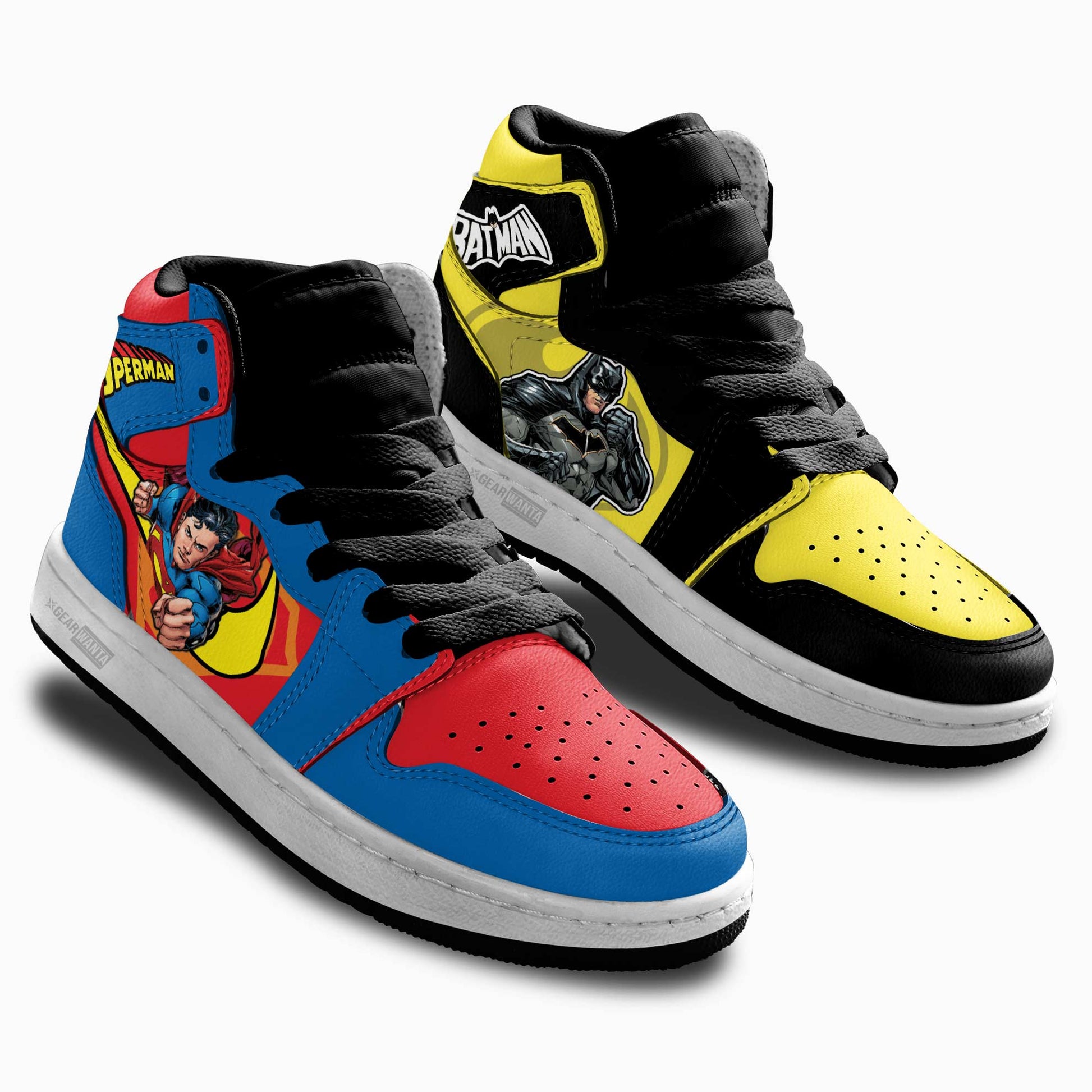 Batman vs Superman Kid Sneakers Custom-Gear Wanta