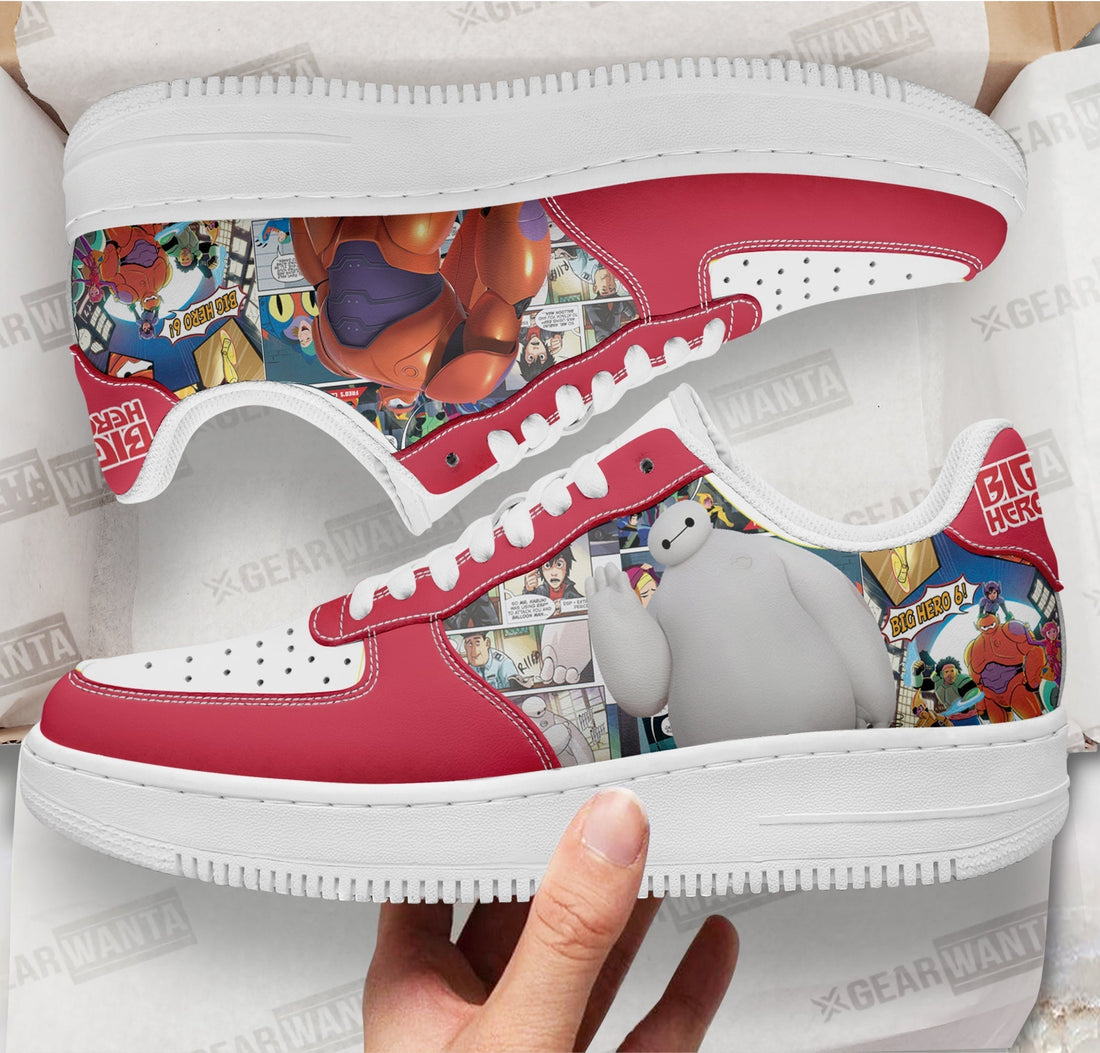 Baymax Air Sneakers Custom Superhero Comic Shoes-Gear Wanta