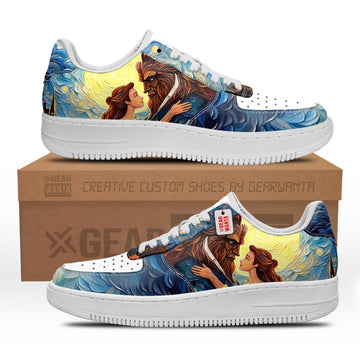Beauty And The Beast Air Sneakers Starry Night Collection-Gearwanta