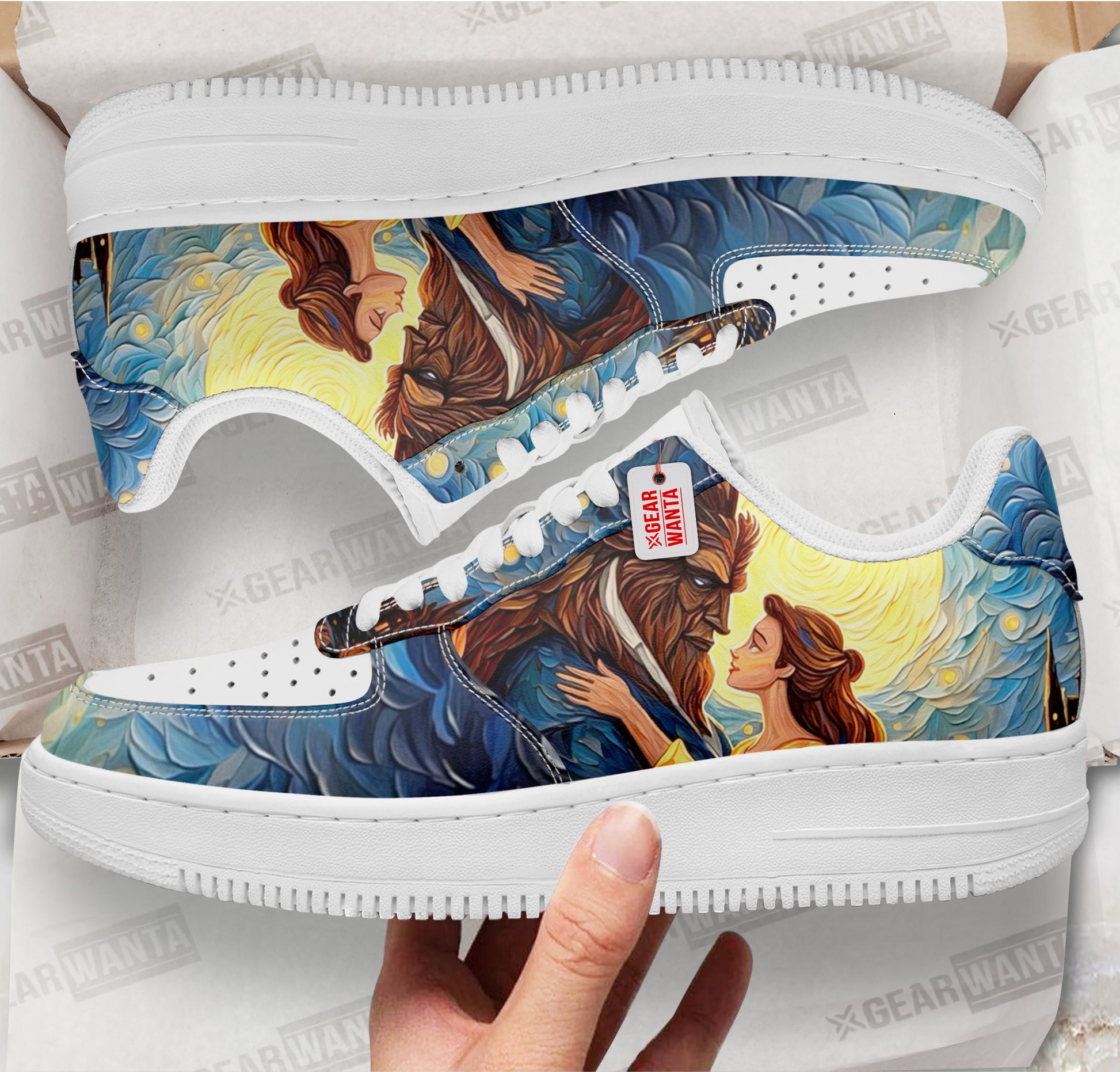 Beauty And The Beast Air Sneakers Starry Night Collection-Gearwanta- 1- -Gearwanta