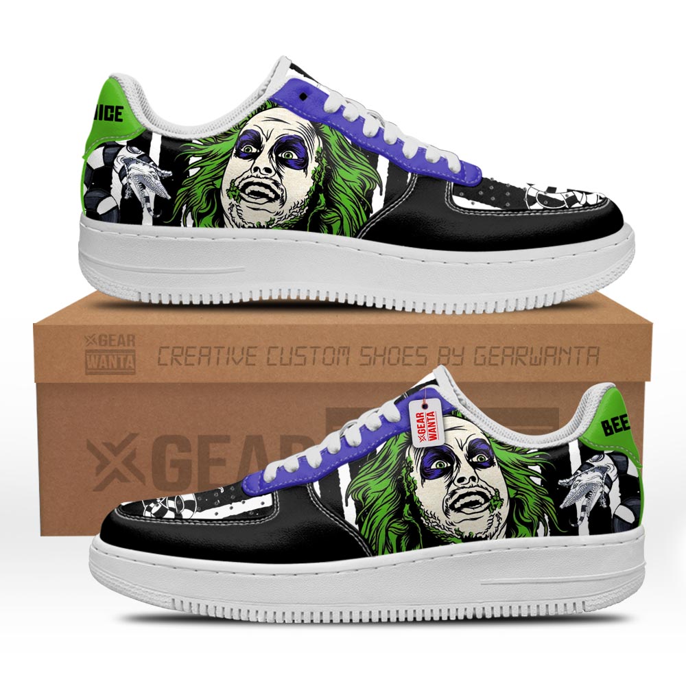 Beetlejuice Custom Air Sneakers PT21-Gear Wanta